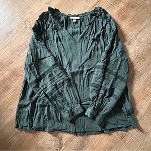 Knox Rose Forest Green Blouse
